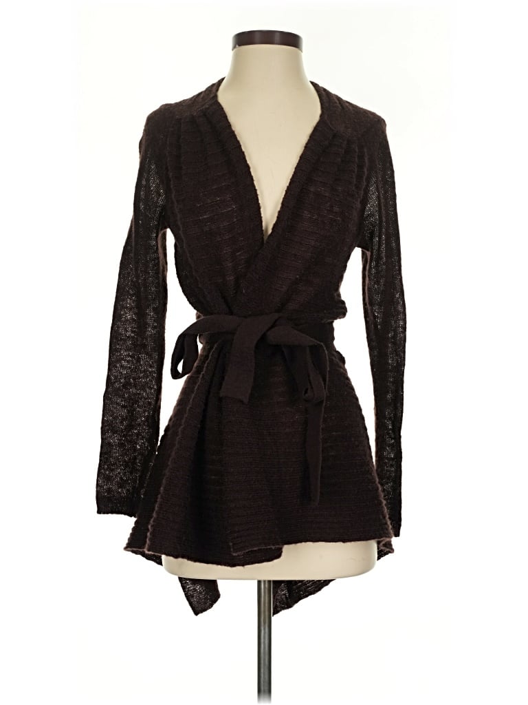 Pre-owned Moth Wool Cardigan Sweater In Brown