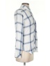 Rails 100% Rayon Plaid Blue Long Sleeve Blouse Size XS - photo 4
