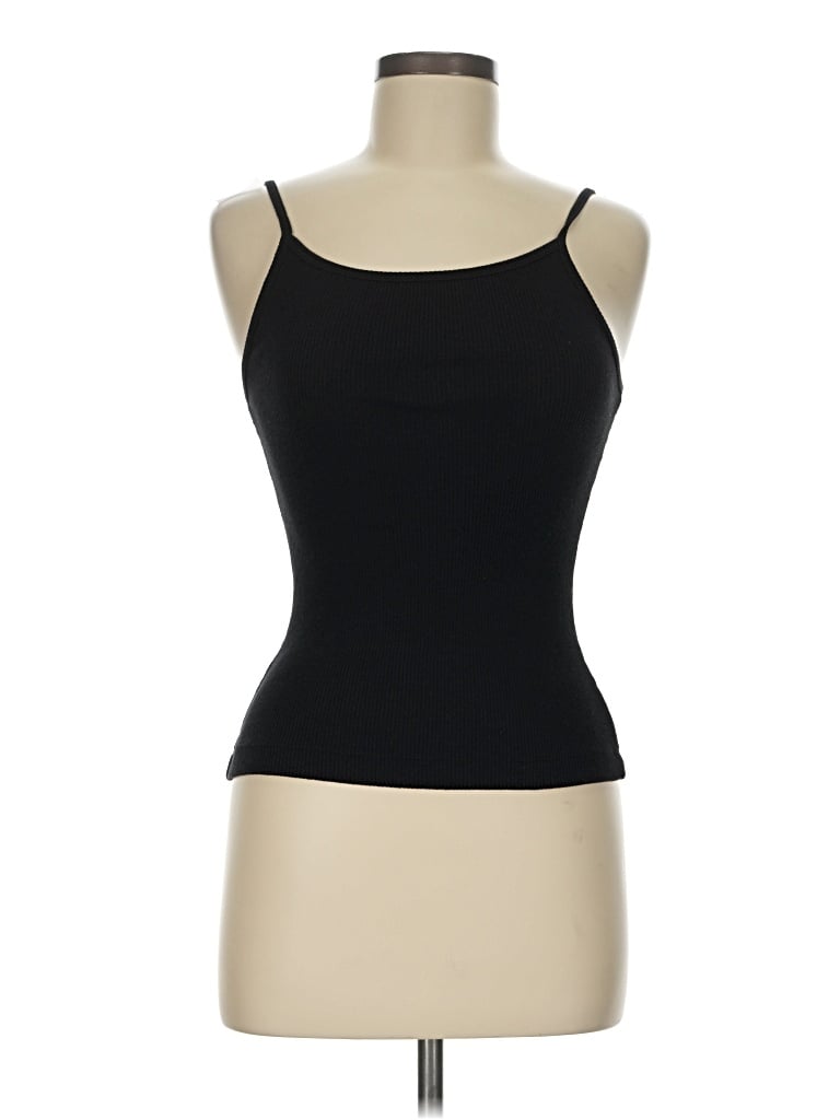 Pre-owned Hard Tail Tank Top Black Strapless Neckline Tops