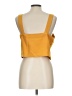 Moon River Yellow Sleeveless Blouse Size L - photo 2