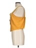 Moon River Yellow Sleeveless Blouse Size L - photo 5