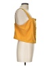 Moon River Yellow Sleeveless Blouse Size L - photo 4