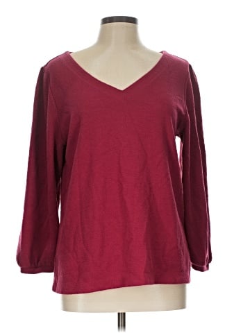 Ann Taylor LOFT 3/4 Sleeve T-Shirt (view 1)