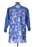 MULTIPLES 100% Cotton Blue 3/4 Sleeve Blouse Size L - photo 2