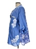 MULTIPLES 100% Cotton Blue 3/4 Sleeve Blouse Size L - photo 5