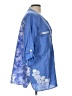 MULTIPLES 100% Cotton Blue 3/4 Sleeve Blouse Size L - photo 4