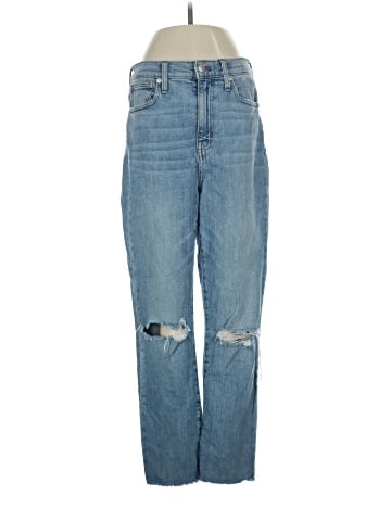 Madewell The High-Rise Slim Boyjean in Elkhart Wash (view 1)