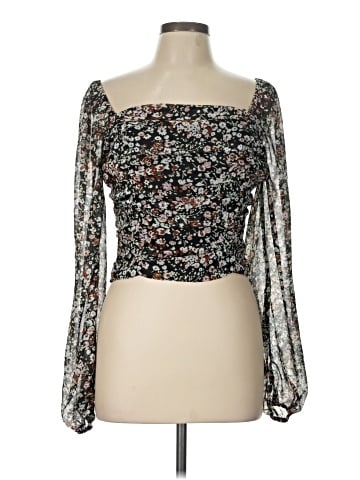 Lulus Long Sleeve Blouse (view 1)