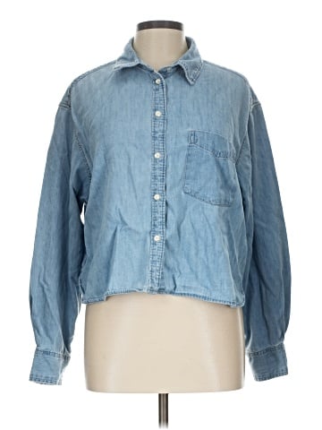 Gap Long Sleeve Button-Down Shirt (view 1)