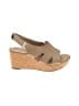 Clarks Tan Wedges Size 6 1/2 - photo 1