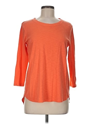KIRKLAND Signature 3/4 Sleeve T-Shirt (view 1)