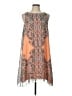 Max Studio 100% Polyester Paisley Orange Cocktail Dress Size L - photo 1