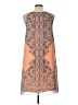 Max Studio 100% Polyester Paisley Orange Cocktail Dress Size L - photo 2