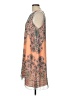 Max Studio 100% Polyester Paisley Orange Cocktail Dress Size L - photo 5