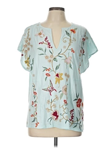Johnny Was Short Sleeve Blouse (view 1)