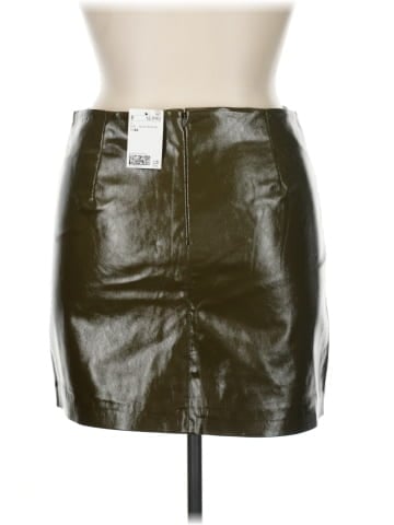 H&M Faux Leather Skirt (view 2)