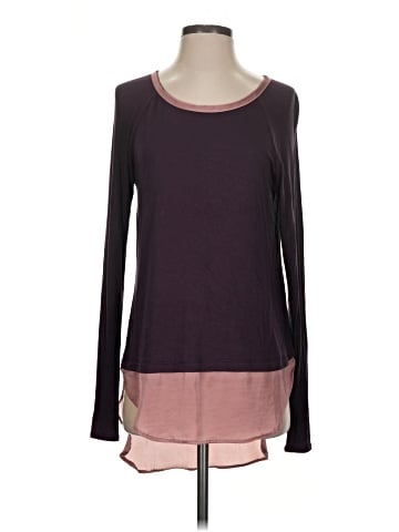 Bordeaux Long Sleeve Top (view 1)