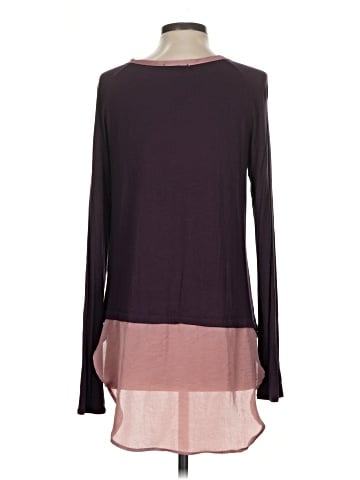 Bordeaux Long Sleeve Top (view 2)