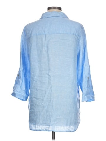Jones New York 3/4 Sleeve Button-Down Shirt (view 2)