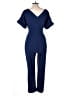 Alexia Admor Solid Blue Jumpsuit Size L - photo 2
