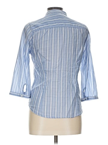 Abercrombie & Fitch 3/4 Sleeve Button-Down Shirt (view 2)