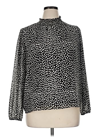 J.Crew Factory Store Long Sleeve Blouse (view 1)