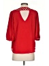 BCX 100% Polyester Red 3/4 Sleeve Blouse Size S - photo 2