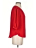 BCX 100% Polyester Red 3/4 Sleeve Blouse Size S - photo 4