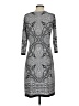 Wisp Graphic Gray Casual Dress Size 4 - photo 2