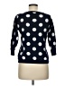 Old Navy 100% Cotton Polka Dots Blue Pullover Sweater Size M - photo 2