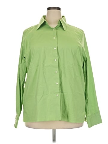 Lands' End Long Sleeve Button-Down Shirt (view 1)