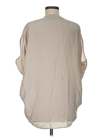 Vince. 3/4 Sleeve Silk Top (view 2)