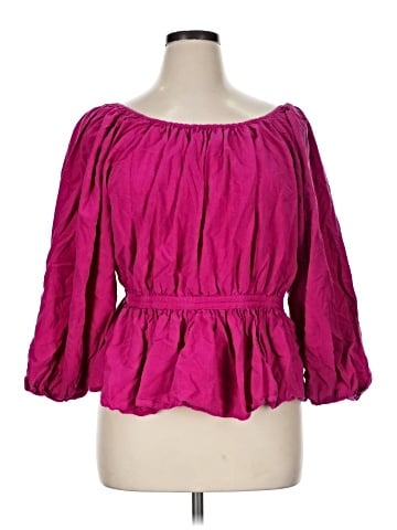 Mara Hoffman 3/4 Sleeve Blouse (view 1)