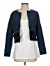 INA 100% Polyester Plaid Blue Jacket Size S - photo 1