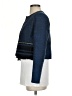 INA 100% Polyester Plaid Blue Jacket Size S - photo 5