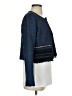 INA 100% Polyester Plaid Blue Jacket Size S - photo 4