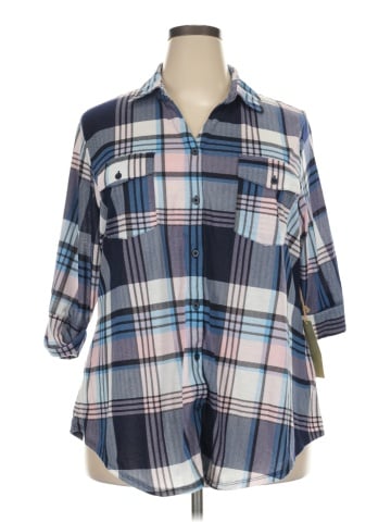 Paper Tee 3/4 Sleeve Blouse (view 1)