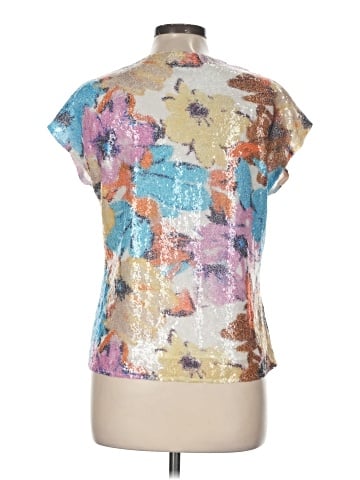 Elie Tahari Short Sleeve Blouse (view 2)