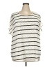 Lane Bryant 100% Polyester Ivory Short Sleeve Top Size 22 (5) - photo 1