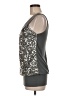 Fleurish Silver Sleeveless Blouse Size M - photo 5
