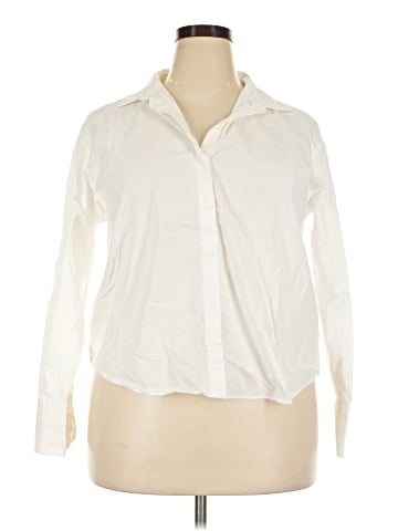 Zara Basic Long Sleeve Blouse (view 1)