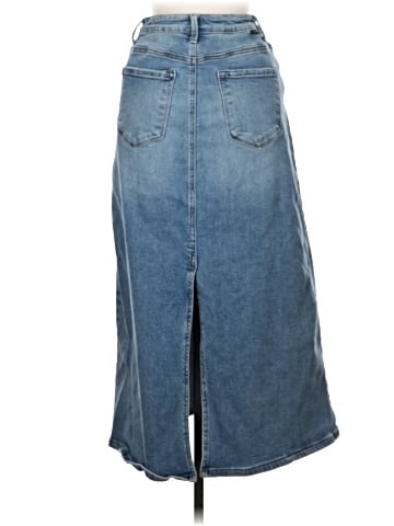 Risen Denim Skirt (view 2)