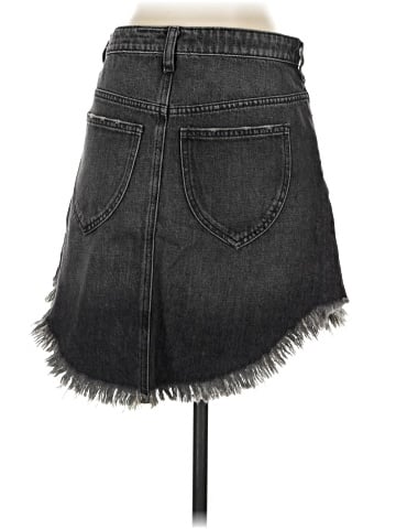 We the Free Denim Skirt (view 2)