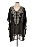 Miraclesuit 100% Polyester Black 3/4 Sleeve Blouse Size L - photo 1