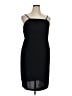 Nine West Solid Black Cocktail Dress Size XL - photo 1