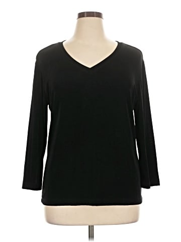 Travelers by Chico's 3/4 Sleeve T-Shirt (view 1)
