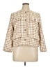 Ann Taylor 100% Cotton Houndstooth Ivory Jacket Size 16 Petite - photo 1