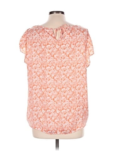 LC Lauren Conrad Short Sleeve Blouse (view 2)