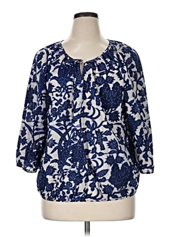 Ann Taylor LOFT Outlet 3/4 Sleeve Blouse (view 1)