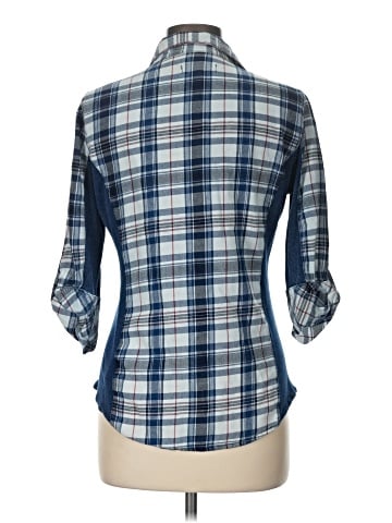 Ci Sono 3/4 Sleeve Button-Down Shirt (view 2)